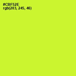#CBF52E - Pear Color Image