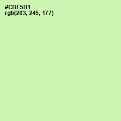 #CBF5B1 - Gossip Color Image