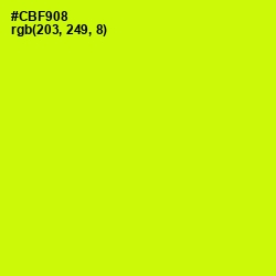 #CBF908 - Electric Lime Color Image