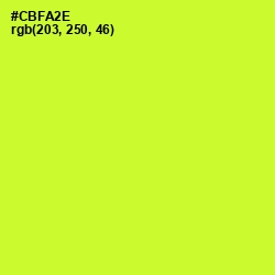 #CBFA2E - Pear Color Image