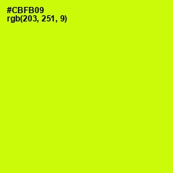 #CBFB09 - Electric Lime Color Image