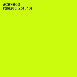 #CBFB0D - Electric Lime Color Image