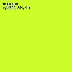 #CBFE29 - Pear Color Image