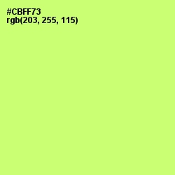 #CBFF73 - Sulu Color Image