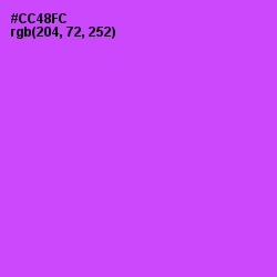 #CC48FC - Heliotrope Color Image