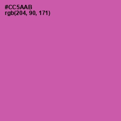 #CC5AAB - Hopbush Color Image