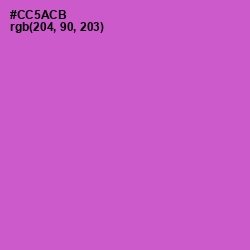 #CC5ACB - Fuchsia Pink Color Image