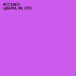 #CC5AED - Orchid Color Image