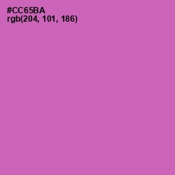 #CC65BA - Hopbush Color Image