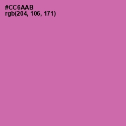 #CC6AAB - Hopbush Color Image