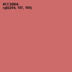 #CC6B6A - Contessa Color Image