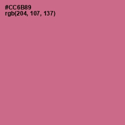 #CC6B89 - Charm Color Image