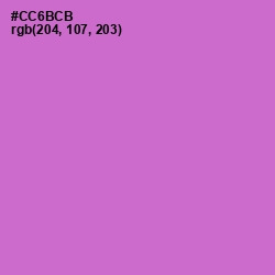 #CC6BCB - Orchid Color Image