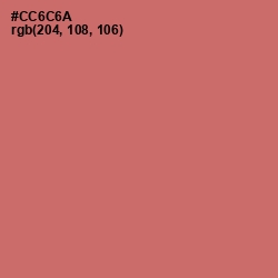 #CC6C6A - Contessa Color Image