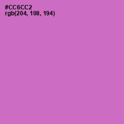 #CC6CC2 - Orchid Color Image