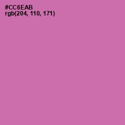#CC6EAB - Hopbush Color Image