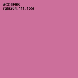 #CC6F9B - Charm Color Image