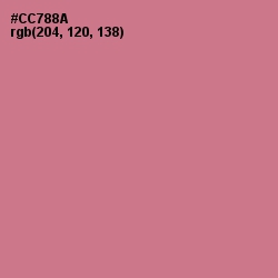 #CC788A - Charm Color Image
