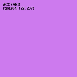 #CC7AED - Heliotrope Color Image