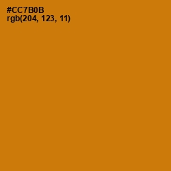 #CC7B0B - Meteor Color Image