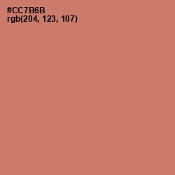 #CC7B6B - Contessa Color Image