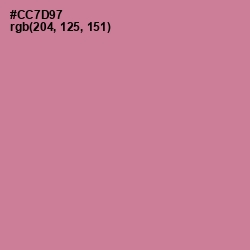 #CC7D97 - Charm Color Image