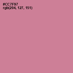 #CC7F97 - Charm Color Image