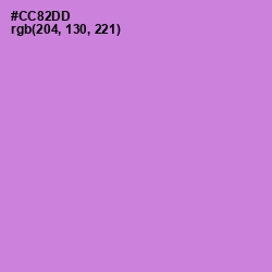 #CC82DD - Light Wisteria Color Image