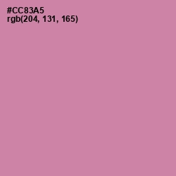 #CC83A5 - Viola Color Image