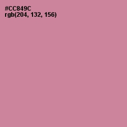#CC849C - Puce Color Image