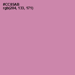 #CC85AB - Viola Color Image