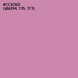 #CC87AD - Viola Color Image