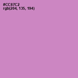 #CC87C2 - Shocking Color Image