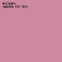 #CC89A1 - Viola Color Image