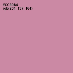 #CC89A4 - Viola Color Image