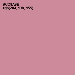 #CC8A9B - Puce Color Image