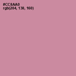 #CC8AA0 - Viola Color Image