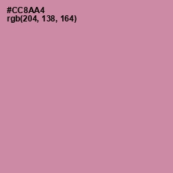 #CC8AA4 - Viola Color Image