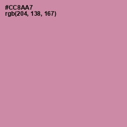 #CC8AA7 - Viola Color Image