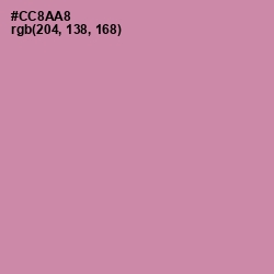 #CC8AA8 - Viola Color Image