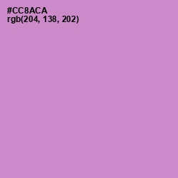 #CC8ACA - Lilac Color Image