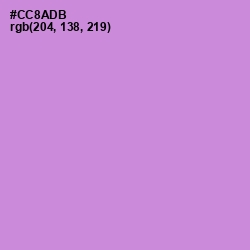 #CC8ADB - Light Wisteria Color Image