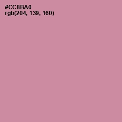 #CC8BA0 - Viola Color Image