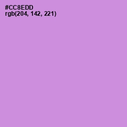 #CC8EDD - Light Wisteria Color Image