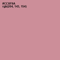 #CC8F9A - Puce Color Image