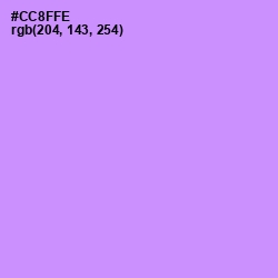 #CC8FFE - Light Wisteria Color Image