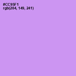 #CC95F1 - Light Wisteria Color Image