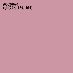 #CC96A4 - Viola Color Image