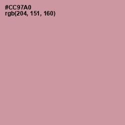 #CC97A0 - Can Can Color Image