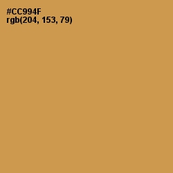 #CC994F - Tussock Color Image